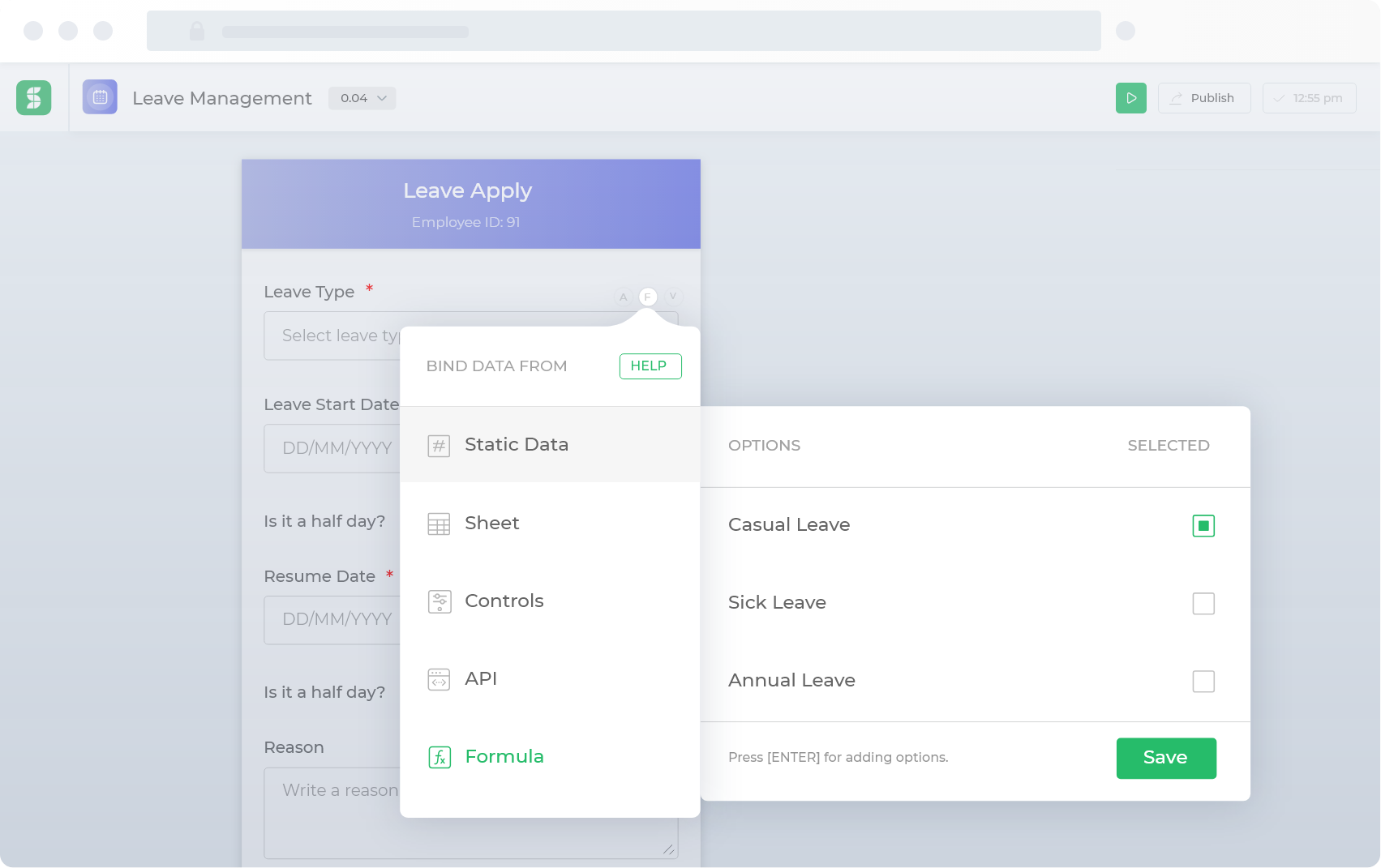 Static Data in mobile apps