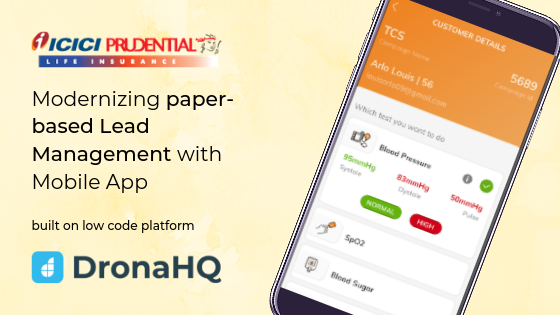 icici pru health camps management app