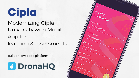 Cipla University app for learning and assessment