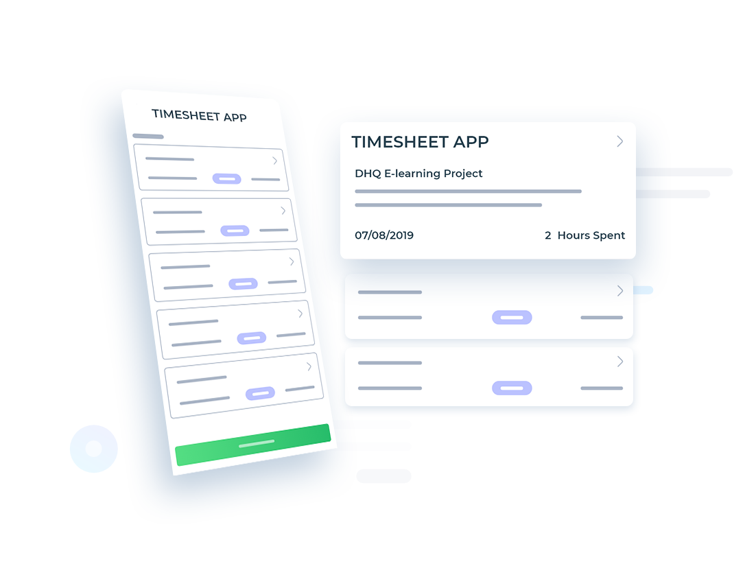 Give your employees a customised timesheet management solution