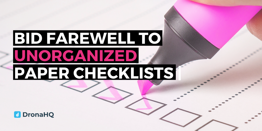 digitize paper checklist