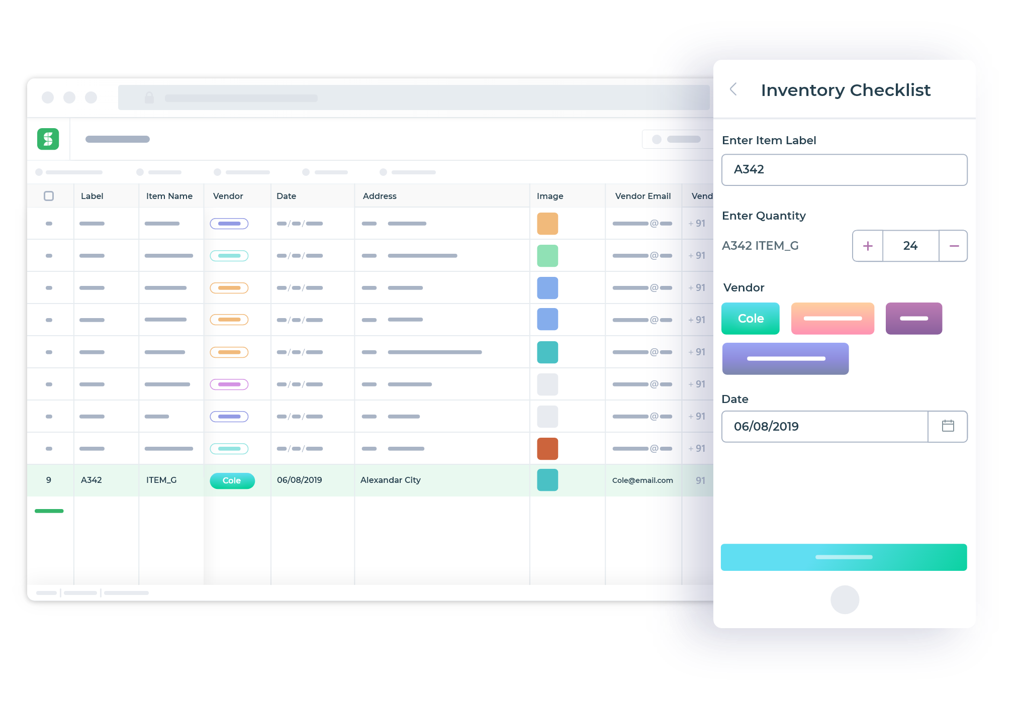 General Inventory Checklist App - Low Code Application Development