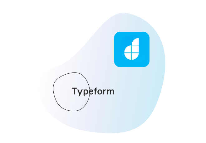 Connect Typeform with your<br />
low code apps