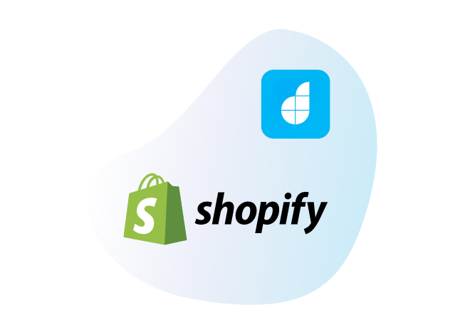 Connect Shopify with<br />
your low-code apps