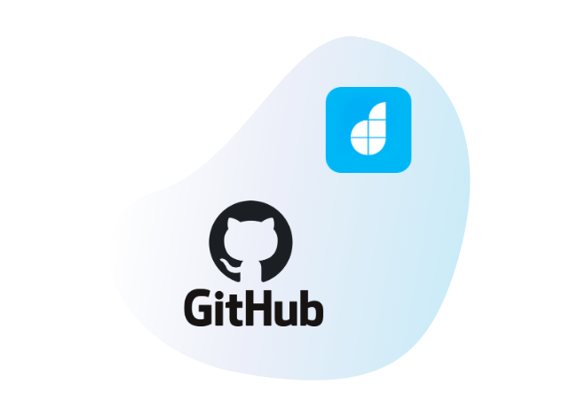 Connect GitHub with your<br />
low code apps