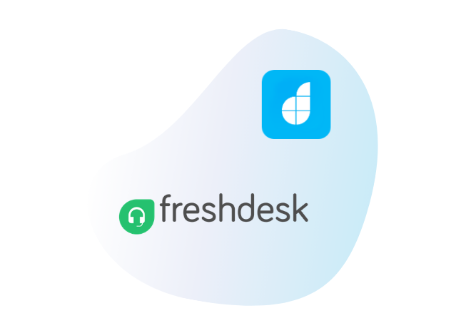 Connect Freshdesk with your<br />
low code apps