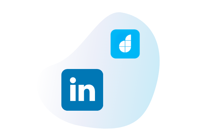 Connect LinkedIn with your<br />
low code apps
