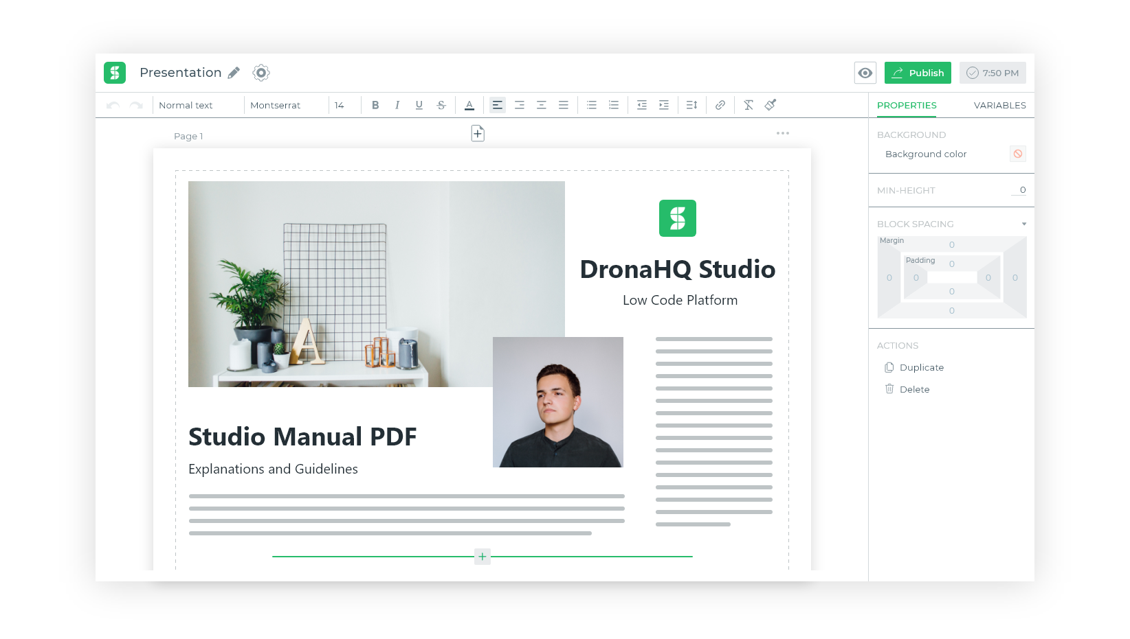 Automate PDF generation