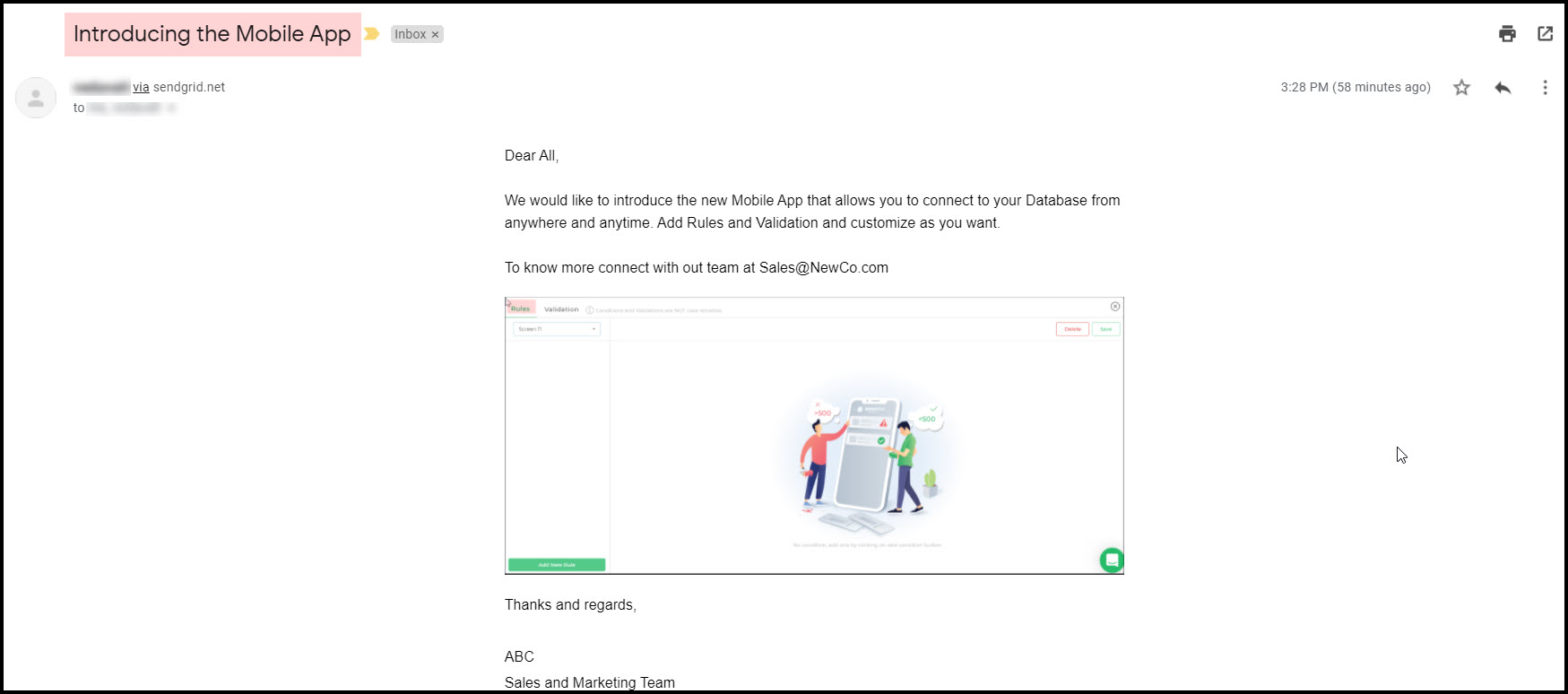 Email preview with Dynamic template