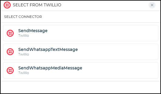 Twilio Connector Actions