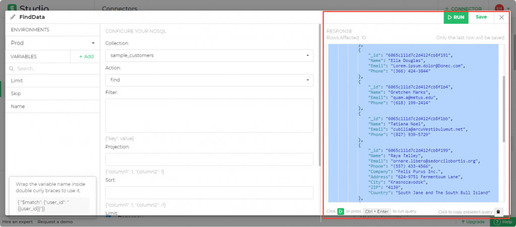 How to build an interactive MongoDB Admin Panel - DronaHQ