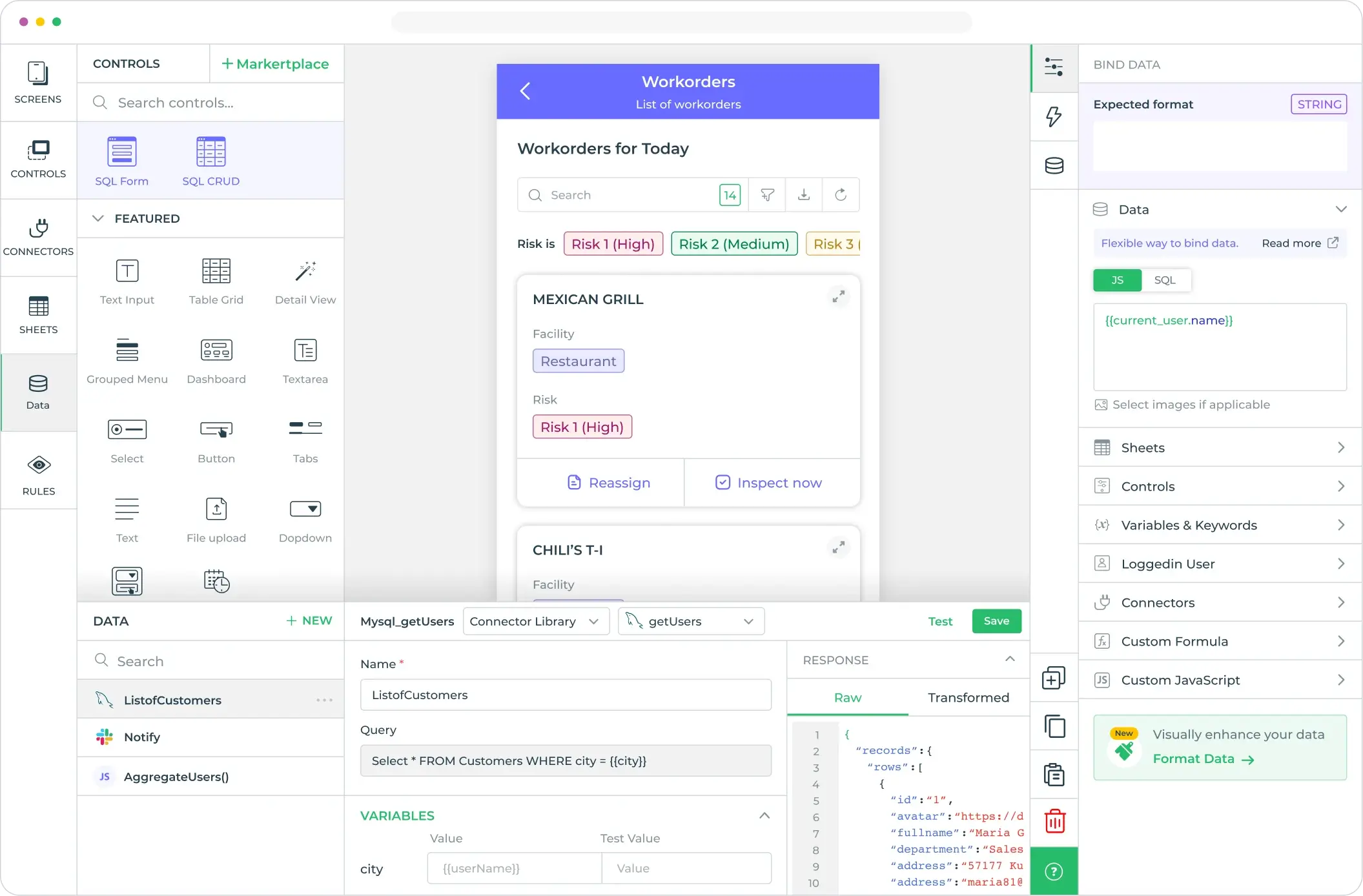 Feature Rich Data Entry Forms builder