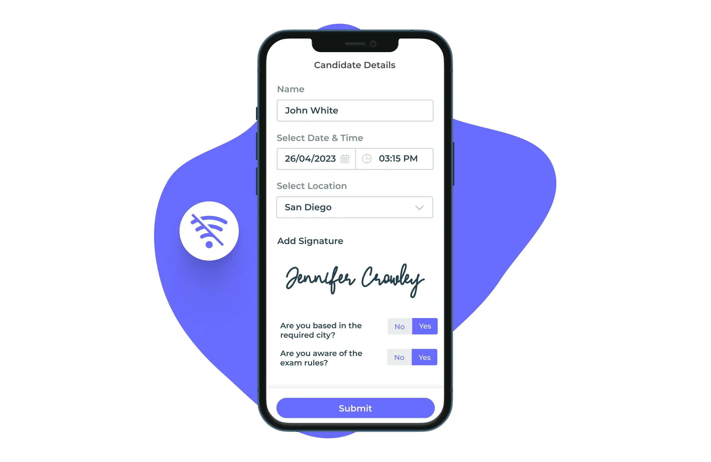 offline enabled form submission
