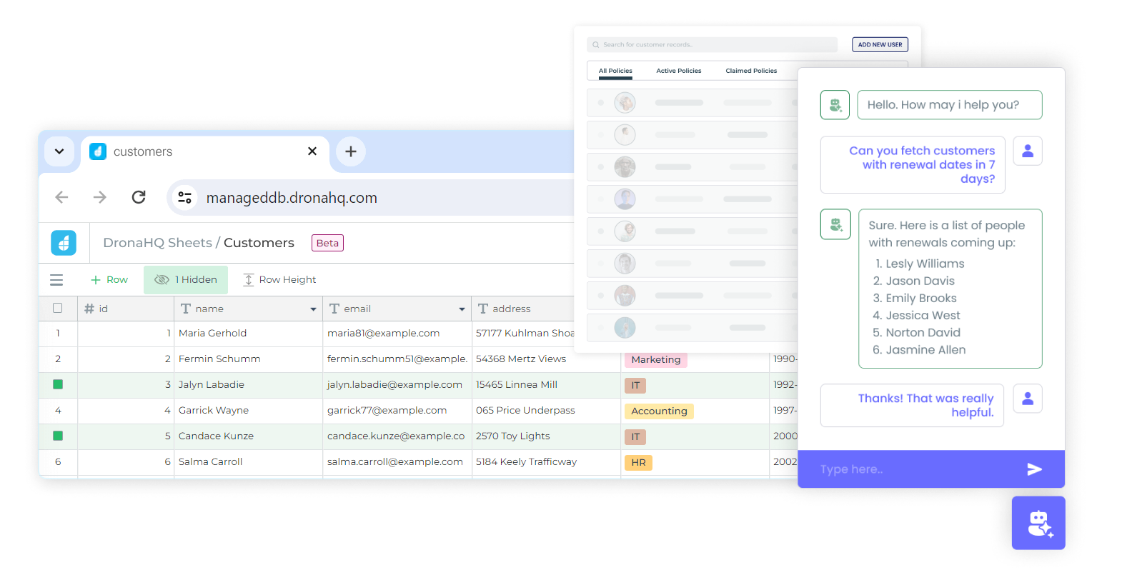 build ai apps with gpt4 database and chatbot