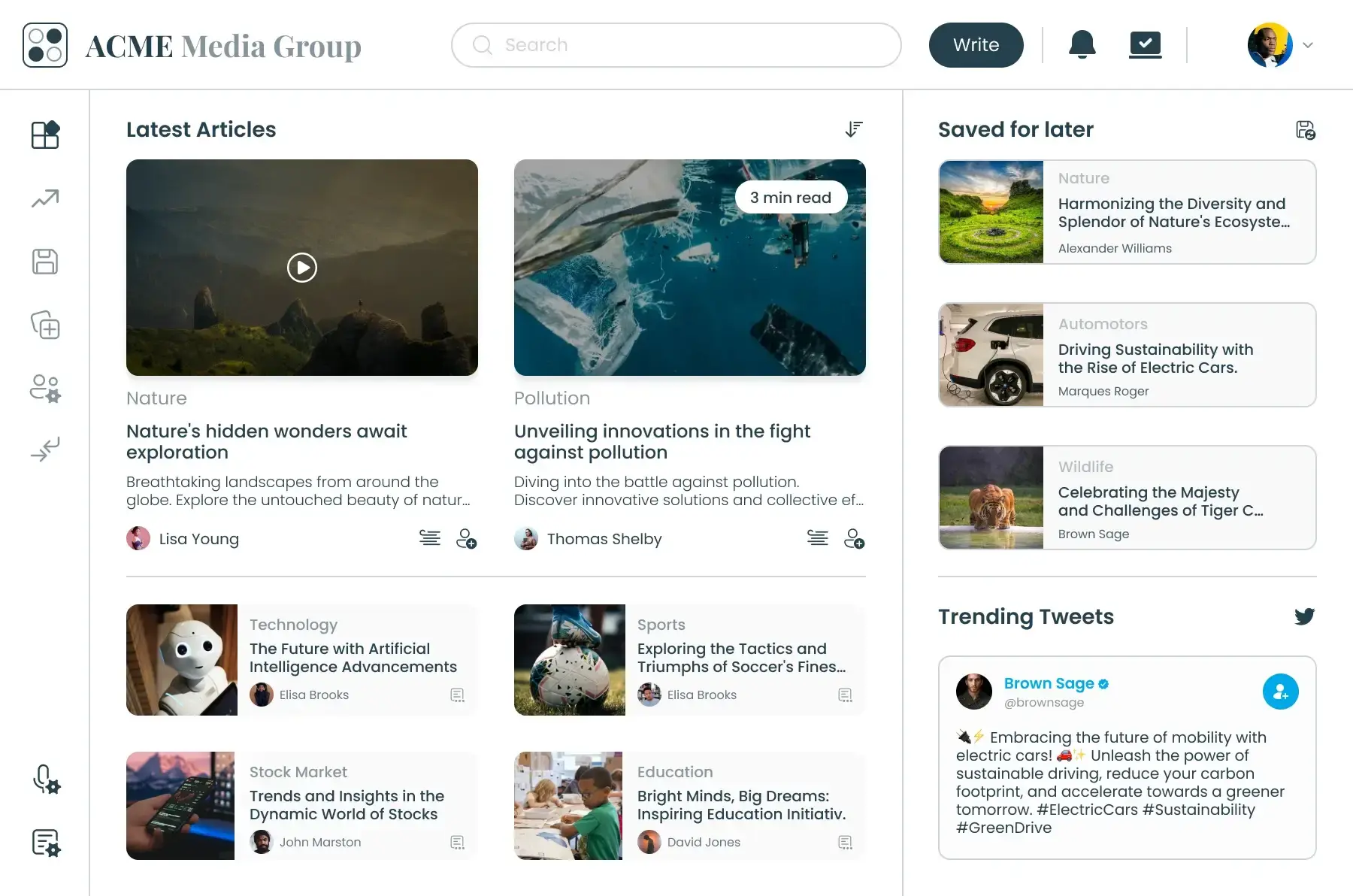 ready admin for cms to manage content