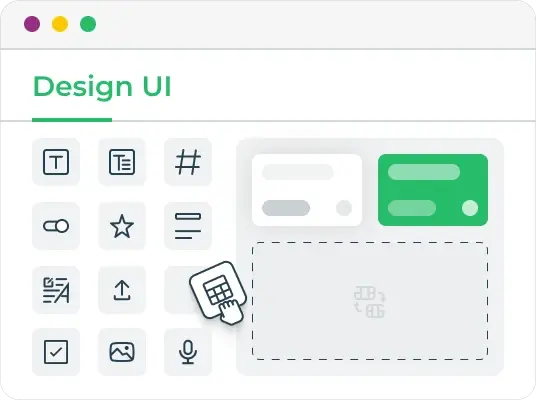 drag drop ui builder