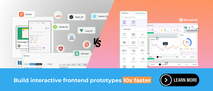 build frontend prototypes with lowcode