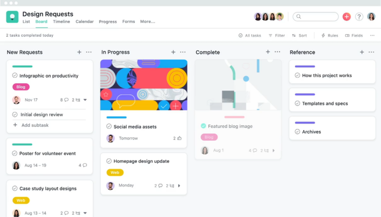 Asana Best Project Management Airtable alternative