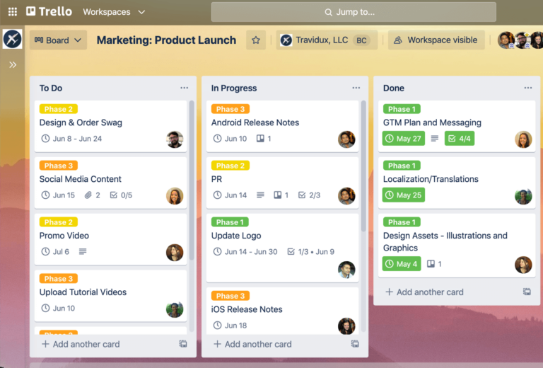 Trello Best Visual Airtable alternative