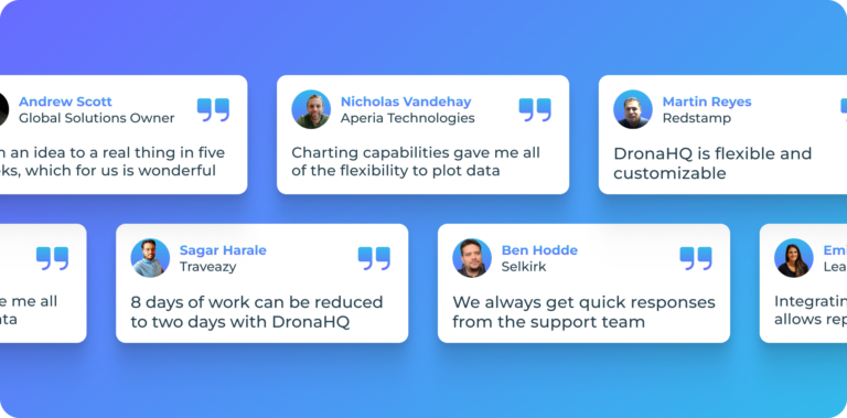 DronaHQ testimonials