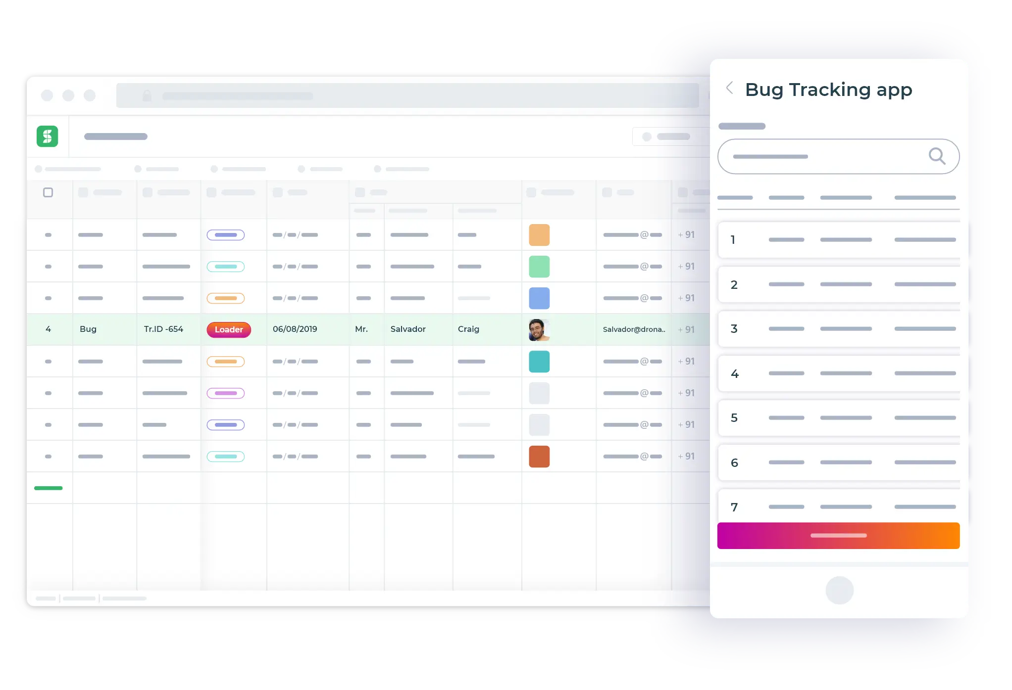 Bug Tracking App - DronaHQ No Code Platform
