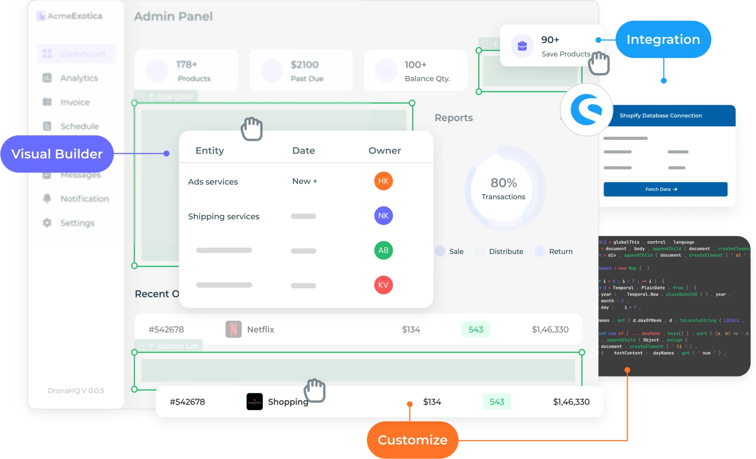 Build custom <b>internal tools with Shopware</b> data