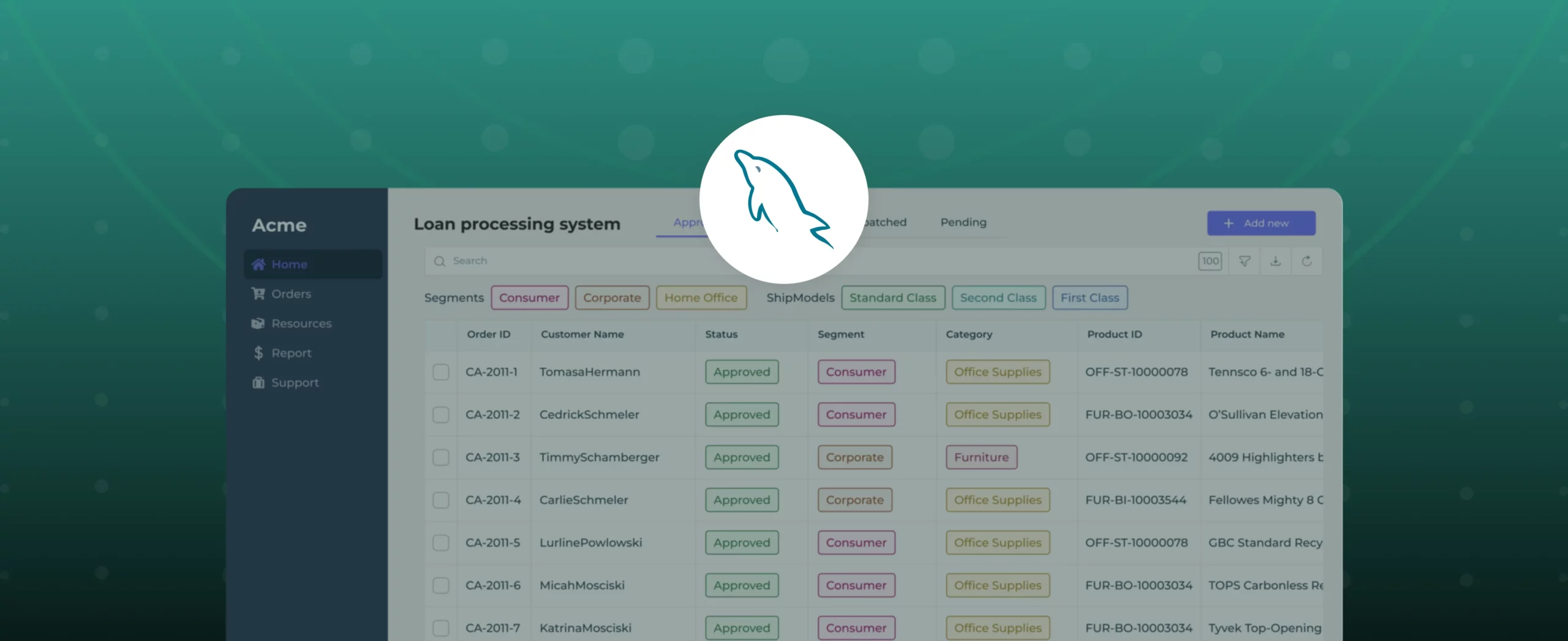 How to build a loan application using MySQL in DronaHQ