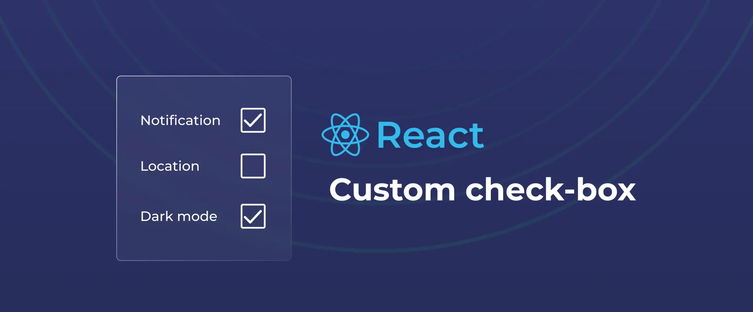 How to build a custom checkbox in React (with hooks & styling)