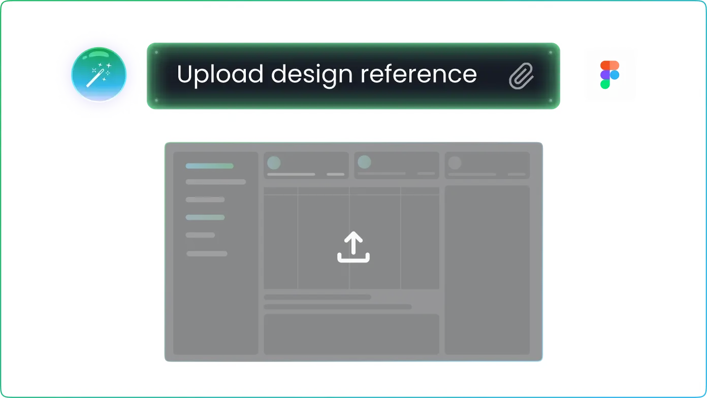 Upload a design reference