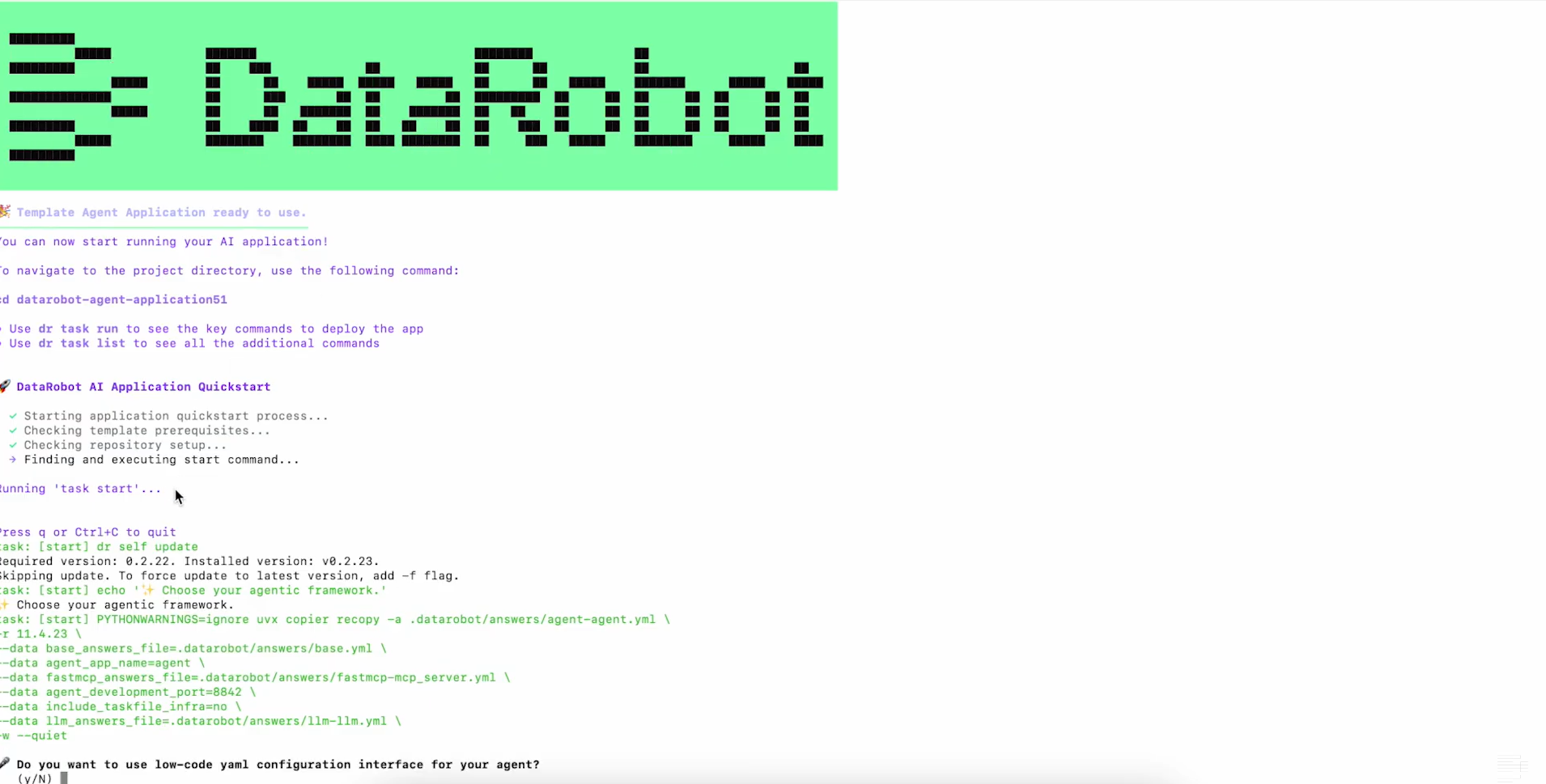 DataRobot Agent Platform