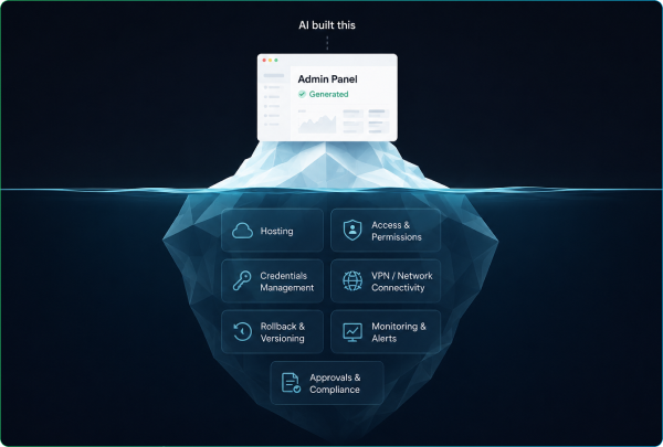 Your coding agent can build it. It can’t ship it