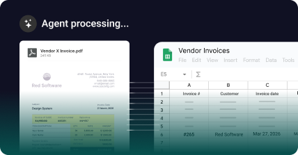 PDF invoice processing agent